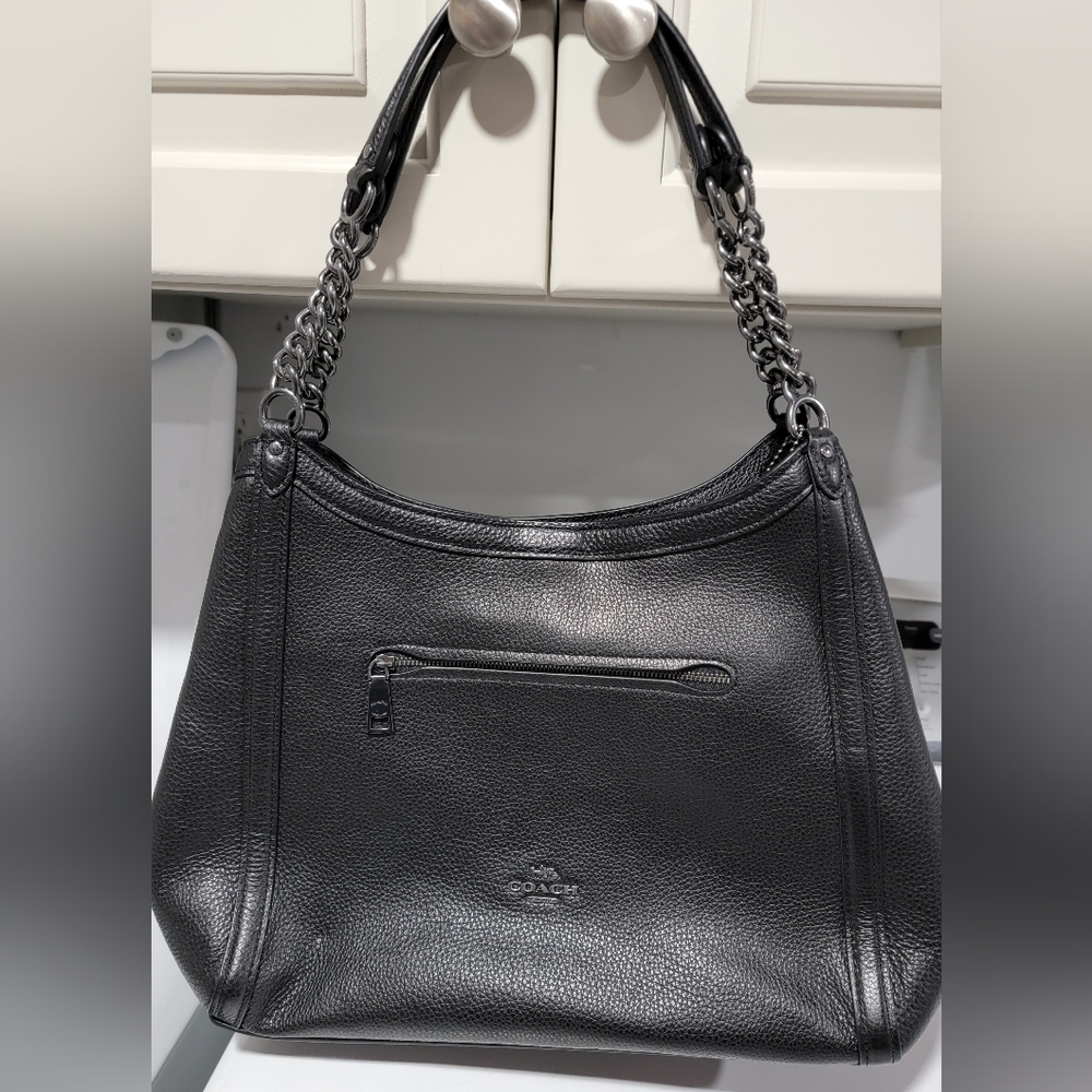 NEW- GORGEOUS- Coach Leather Chain Kristy Pocketbook